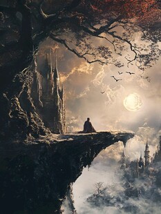 佛禅道意境山水