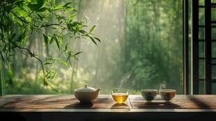 禅意禅境茶杯茶壶茶艺