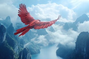 雄鹰展翅大展宏图