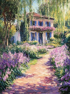 欧式油画花园
