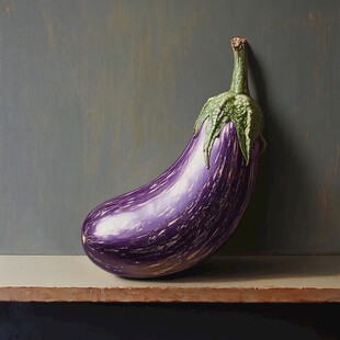 紫色瓜果蔬菜植物