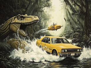 汽车3d画汽车挂画