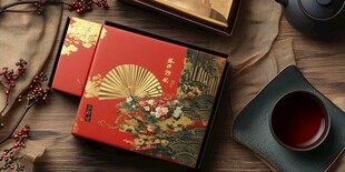 红茶月饼包装设计