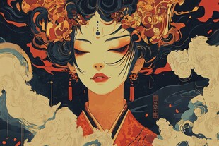 不知火包装插画