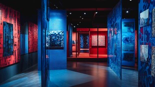 传统蜡染展览室