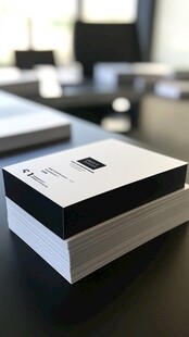 大气简约名片创作