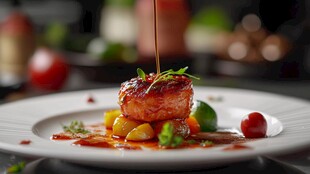 西餐牛排氛围图