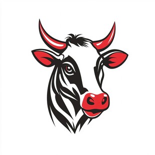 牛logo牛头标志