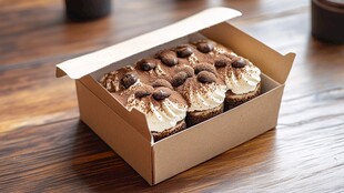 新鲜纸盒小蛋糕