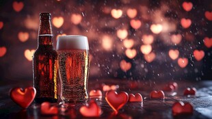 情人节酒水图片