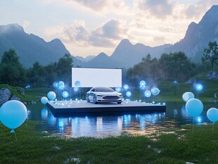 汽车影院效果图