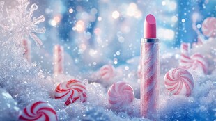 化妆品圣诞节日装饰