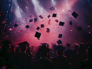 毕业典礼大气背景