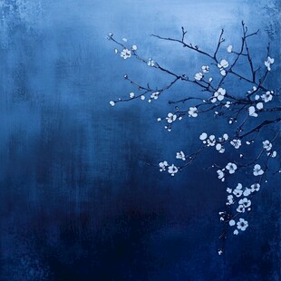 禅意梅花装饰画