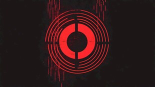 红色目标方向背景