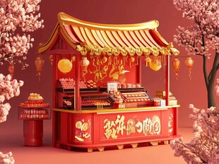 中秋春节节堆头