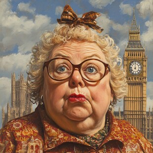 英伦风欧美风格画