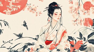 不知火包装插画