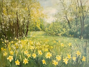 春天油画
