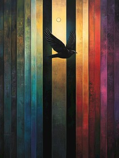 冷色调炫彩海报