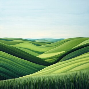 风景画绿色