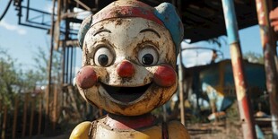 游乐园小丑大哥