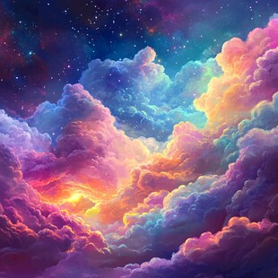 幻彩梦境高清背景