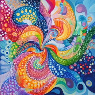 炫彩装饰画五彩装饰画