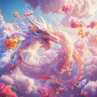 龙年系列包装插画