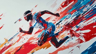 运动跑步系列视觉