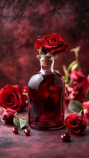 玫瑰精油素材