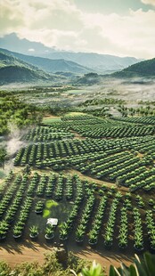 现代化农田场景