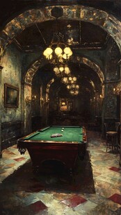 伪满皇宫台球间