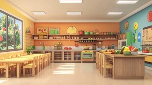 幼儿园教室场景