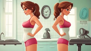 性感美女减肥瘦身