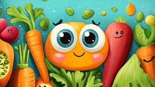 原创卡通蔬菜形象