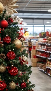 超市圣诞树