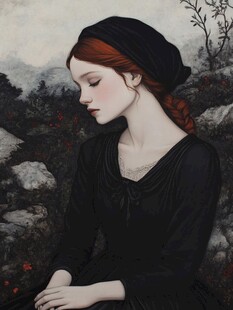 欧美人物装饰画