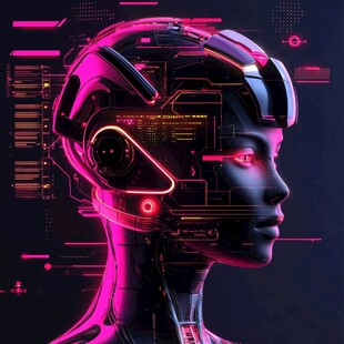 人工智能vr海报背景