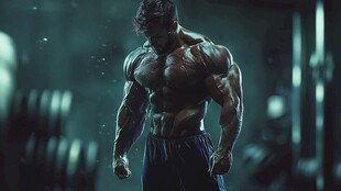 健美运动员高清图