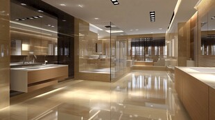 卫浴展厅效果图