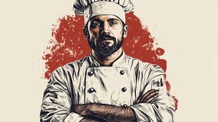 米其林厨师海报