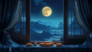 梦幻中秋节场景