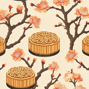 中秋月饼花纹