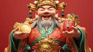 高清晰财神爷