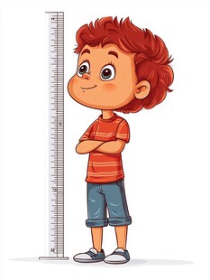 卡通身高尺