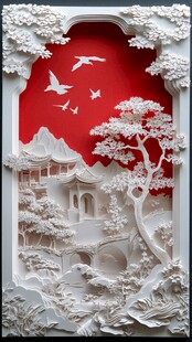 新中式纸雕