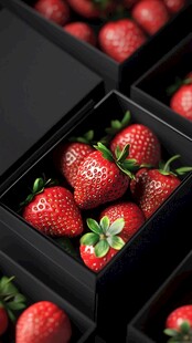 草莓礼盒包装设计