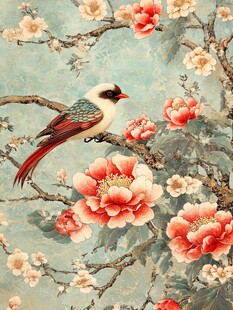 花鸟工笔梅花喜上眉梢