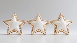 金属质感五角星